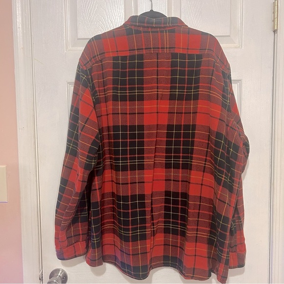 POLO Sport Ralph Lauren Red Plaid Men’s Button Down Lng Sleeve Shirt XXL Holiday - Picture 2 of 8